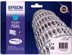 Cartouche epson t7902 jet d'encre c13t79024010 couleur cyan haute capacité 2000p