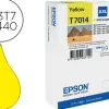 Cartouche epson t7014 jet d'encre c13t70144010 couleur jaune haute capacité 3400p