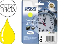 Cartouche epson t2714 jet d'encre c13t27144010 couleur jaune haute capacité 1100p