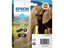 Cartouche epson t2425 jet d'encre c13t24254010 couleur cyan clair 360p