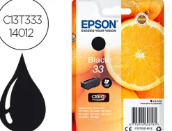 Cartouche epson t3331 jet d'encre orange claria couleur noir