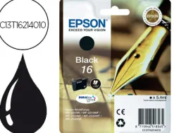 Cartouche epson t1621 jet d'encre c13t16214010 couleur noir 175p