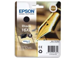 Cartouche epson t1631 jet d'encre c13t16314010 couleur noir haute capacité 500p