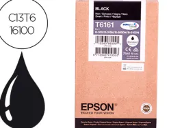 Cartouche epson t6161 jet d'encre c13t616100 couleur noir 3000p