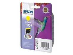 Cartouche epson t0804 jet d'encre c13t08044011 couleur jaune 640p