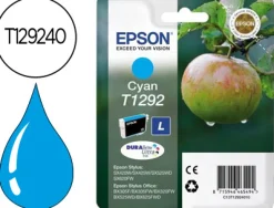 Cartouche epson t1292 jet d'encre c13t12924011 couleur cyan 500p