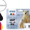 Cartouche epson t2616 jet d'encre c13t26164010 pack 4 encres