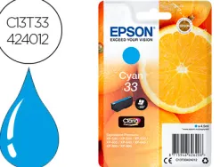 Cartouche epson t3342 jet d'encre orange claria couleur cyan