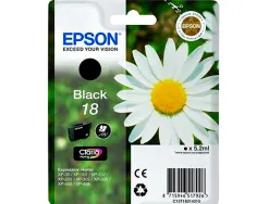 Cartouche epson t1801 jet d'encre c13t18014010 couleur noir 180p