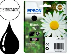 Cartouche epson t1801 jet d'encre c13t18014010 couleur noir 180p