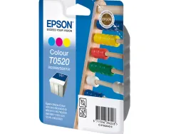 Cartouche epson t0520 jet encre c13t05204010 3 couleurs cyan magenta jaune 300p