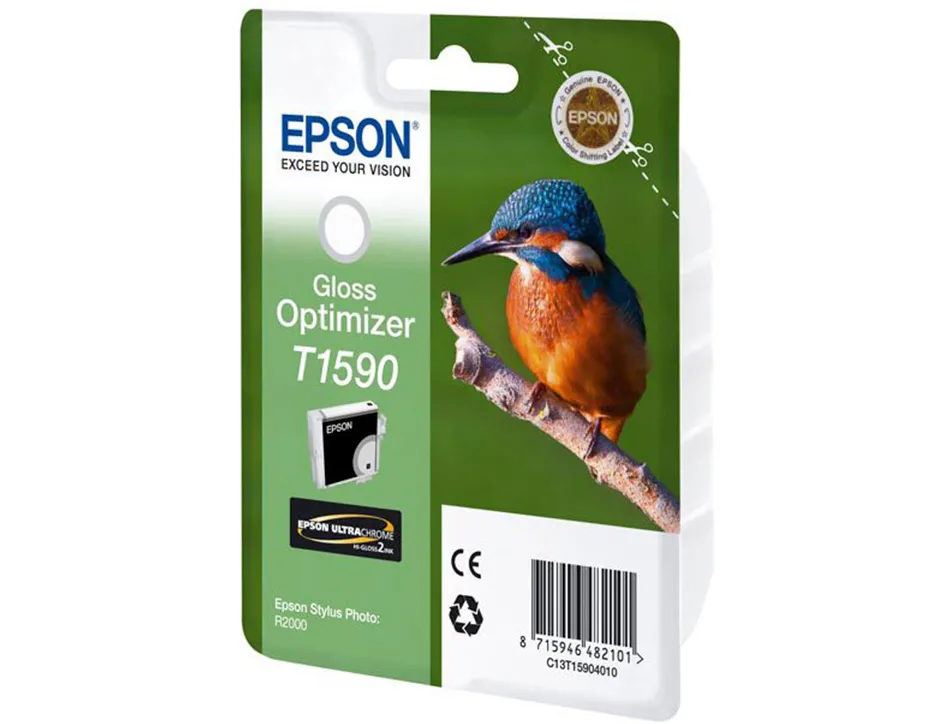 Cartouche epson t1590 jet encre c13t15904010 optimiseur brillance