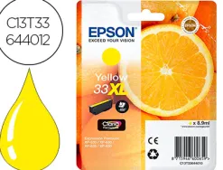 Cartouche epson t3364 xl jet d'encre orange claria couleur jaune