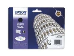 Cartouche epson t79xl jet d'encre c13t79014010 couleur noir haute capacité 2600p