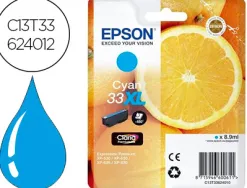 Cartouche epson t3362xl jet d'encre orange claria couleur cyan