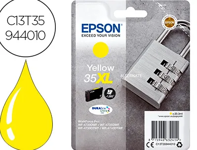 Cartouche epson 35xl cadenas t35944010 couleur jaune haute capacité