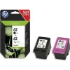 Cartouche hp 62 jet d'encre combo pack noir 200p magenta cyan jaune 165p
