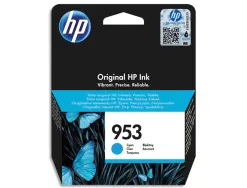 Cartouche hp 953 jet d'encre f6au12ae couleur cyan 630p