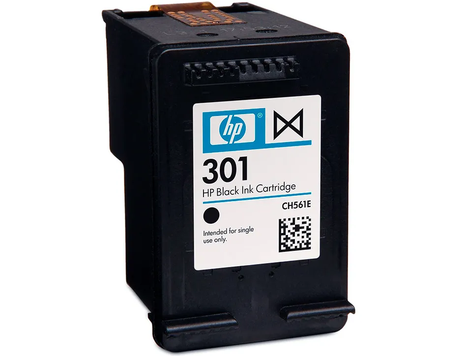 Cartouche hp 301 jet d'encre ch561ee couleur noir 190p