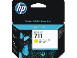 Cartouche hp 711 jet d'encre designjet t120/t120 eprinter t520/t520 couleur jaune 29ml