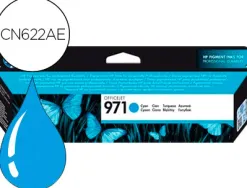 Cartouche hp 971 jet d'encre cn622ae couleur cyan