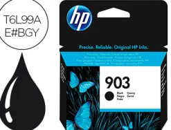 Cartouche hp 903 jet d'encre t6l99ae couleur noir 300p