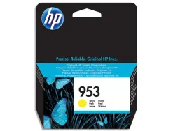 Cartouche hp 953 jet d'encre f6u14ae couleur jaune 630p