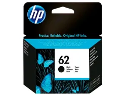 Cartouche hp 62 jet d'encre c2p04ae couleur noir 200p