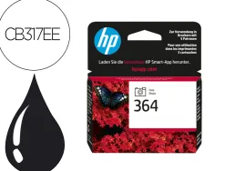 Cartouche hp 364 jet d'encre cb317ee photo couleur noir
