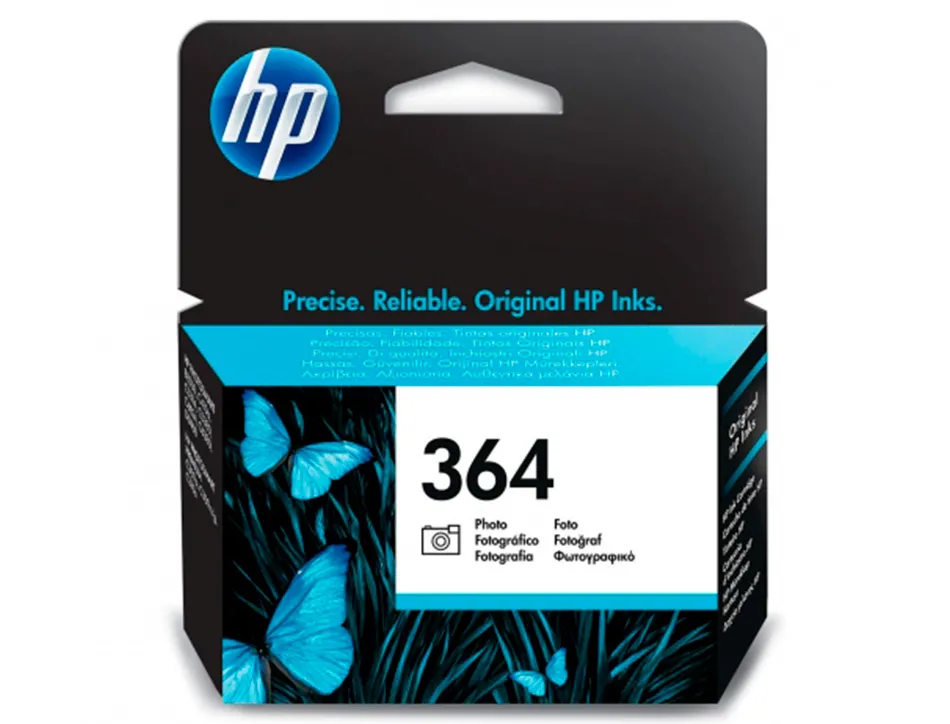 Cartouche hp 364 jet d'encre cb317ee photo couleur noir