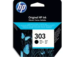 Cartouche hp 303 jet d'encre envy photo 6230/7130/7830 couleur noir 200p
