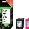 Cartouche hp 300 jet d'encre cn637ee 4 couleurs noir/jaune/cyan/magenta 365p
