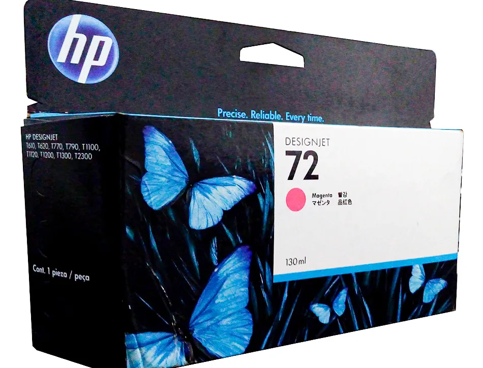 Cartouche hp 72 jet d'encre designjet sd pro c9372a couleur magenta 130ml
