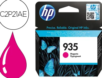 Cartouche hp 935 jet d'encre c2p21ae couleur magenta 400p