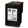 Cartouche hp 302 jet d'encre f6u66ae couleur noir 190p
