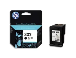 Cartouche hp 302 jet d'encre f6u66ae couleur noir 190p