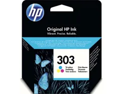 Cartouche hp 303 jet d'encre envy photo 6230/7130/7830 3 couleurs magenta/jaune/cyan 200p