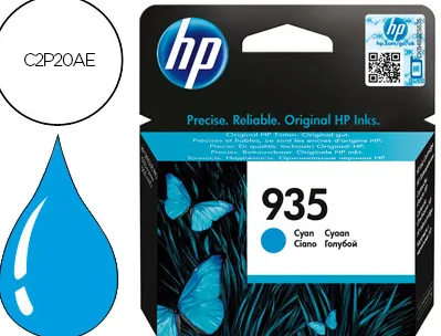 Cartouche hp 935 jet d'encre c2p20ae couleur cyan 400p