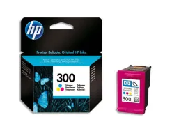 Cartouche hp 300 jet d'encre cc643ee 3 couleurs cyan/magenta/jaune 165p