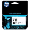 Cartouche hp 711 jet d'encre designjet t120/t120 eprinter t520/t520 couleur noir 38ml