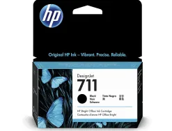 Cartouche hp 711 jet d'encre designjet t120/t120 eprinter t520/t520 couleur noir 38ml