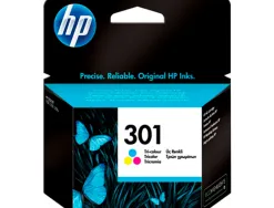 Cartouche hp 301 jet d'encre ch562ee 3 couleurs cyan/magenta/jaune 165p