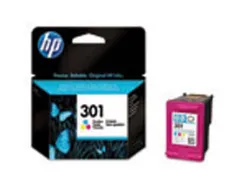 Cartouche hp 301 jet d'encre ch562ee 3 couleurs cyan/magenta/jaune 165p