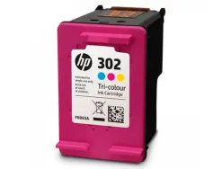 Cartouche hp 302 jet d'encre fau65ae 3 couleurs cyan/magenta/jaune 165p