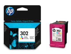 Cartouche hp 302 jet d'encre fau65ae 3 couleurs cyan/magenta/jaune 165p