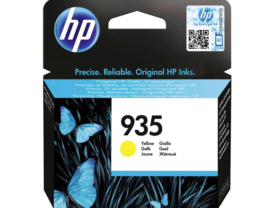 Cartouche hp 935 jet d'encre c2p22ae couleur jaune 400p