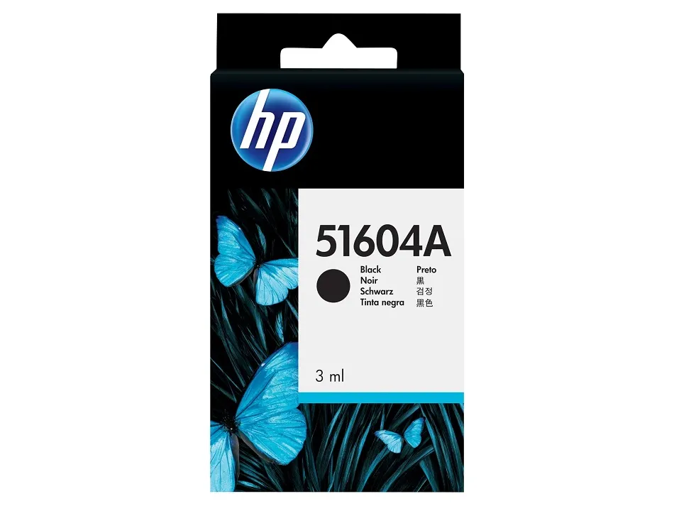 Cartouche hp 51604a jet d'encre 51604a thinkjet quietjet plus couleur noir 500p