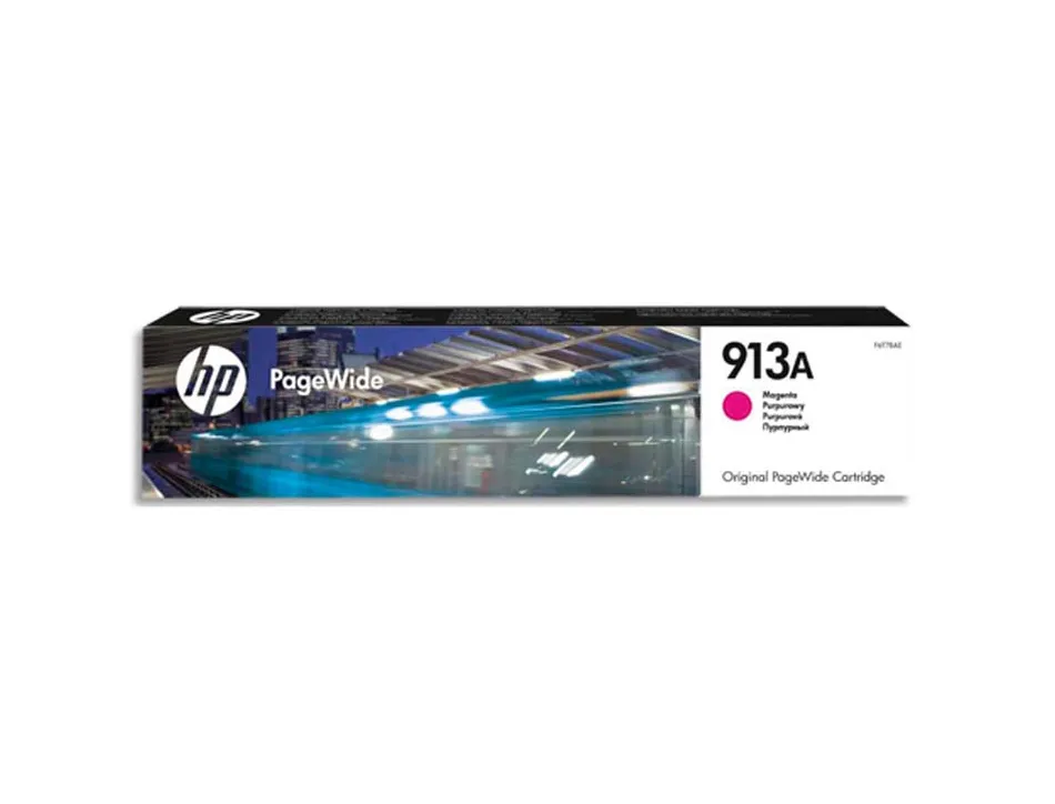 Cartouche hp 913a jet d'encre pagewide pro couleur magenta 3000p