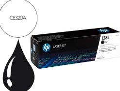 Cartouche hp ce320a -hp128a couleur noir 1300 pag