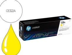 Cartouche hp ce322a-128a couleur jaune 1300 pag